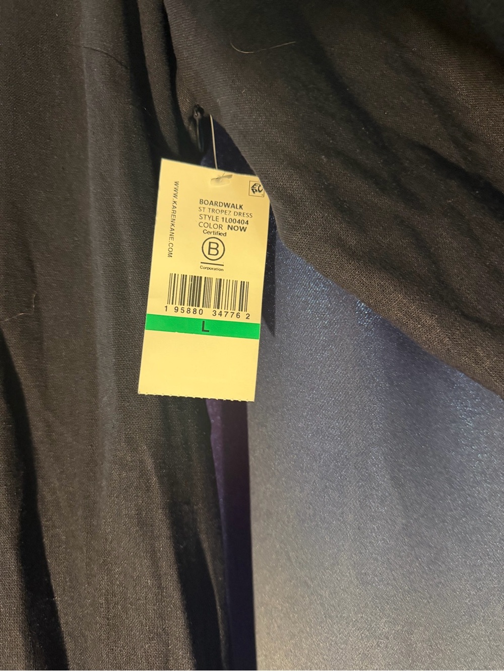 Karen Kane Black Long Sleeve Men’s Shirt